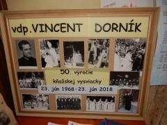 50. výročie kňazskej vysviacky vdp. Vincenta Dorníka – fotografia 7