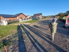 Výstavba cesty na IBV pri trati – fotografia 125