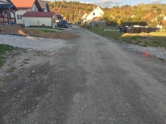 Výstavba cesty na IBV pri trati – fotografia 86