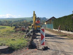 Výstavba cesty na IBV pri trati – fotografia 151