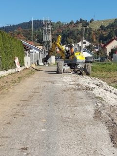 Výstavba cesty na IBV pri trati – fotografia 118
