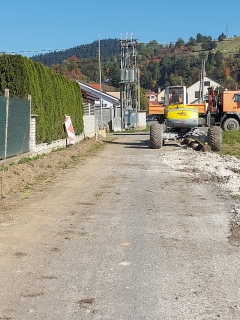 Výstavba cesty na IBV pri trati – fotografia 116