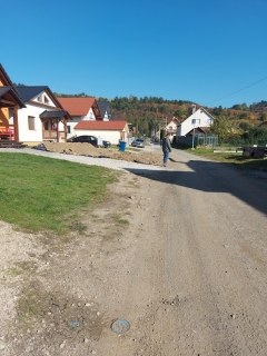 Výstavba cesty na IBV pri trati – fotografia 188