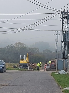 Výstavba cesty na IBV pri trati – fotografia 123
