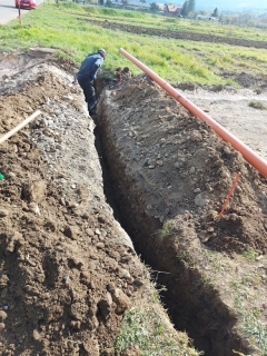 Výstavba cesty na IBV pri trati – fotografia 13