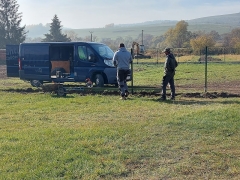Výstavba cesty na IBV pri trati – fotografia 130