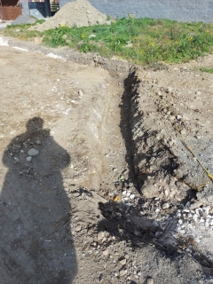 Výstavba cesty na IBV pri trati – fotografia 126