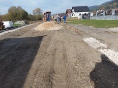 Výstavba cesty na IBV pri trati – fotografia 144