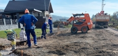 Výstavba cesty na IBV pri trati – fotografia 34
