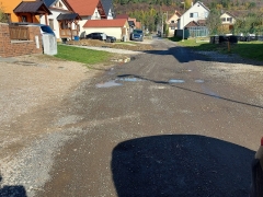 Výstavba cesty na IBV pri trati – fotografia 31