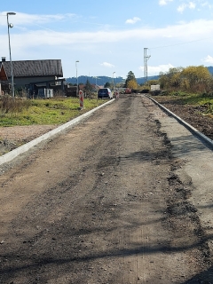 Výstavba cesty na IBV pri trati – fotografia 166