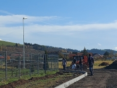 Výstavba cesty na IBV pri trati – fotografia 41