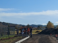 Výstavba cesty na IBV pri trati – fotografia 168