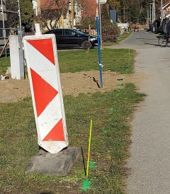 Výstavba cesty na IBV pri trati – fotografia 182