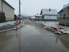 Výstavba cesty na IBV pri trati – fotografia 3