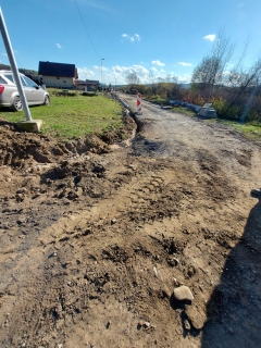 Výstavba cesty na IBV pri trati – fotografia 99