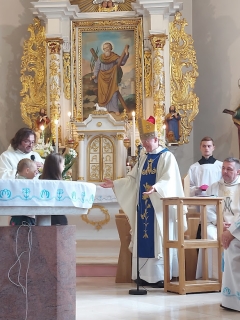 Mons. FRANTIŠEK RÁBEK celebroval odpustovú slávnosť Ružencovej Panny Márie – fotografia 14