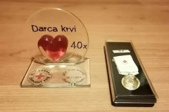 ZÍSKAL ZLATÚ PLAKETU - JOZEF PLEŠTINSKÝ 40x DAROVAL KRV. – fotografia 2