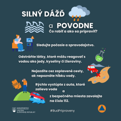 Odporúčania CO v súvislosti s momentálnou meteorologickou a hydrologickou situáciou – fotografia 2