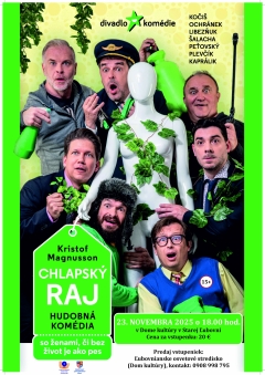 Pozvánka na divadelné predstavenie - Chlapský raj - 23.10.2025 