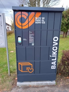 Oznámenie o umiestnení balíkoboxu Slovak Parcel Service v obci Chmeľnica