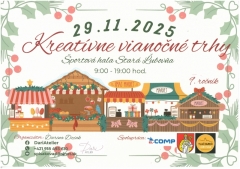 Kreatívne vianočné trhy - Športová hala Stará Ľubovňa - 29.11.2025