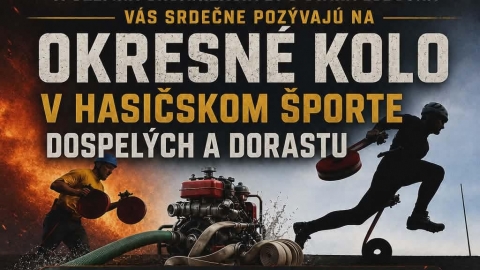 Okresné kolo v hasičskom športe dospelých a dorastu
