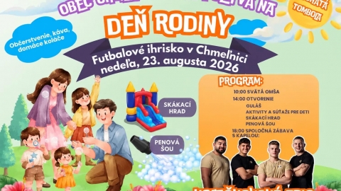 DEŇ RODINY V CHMEĽNICI - 23.08.2026