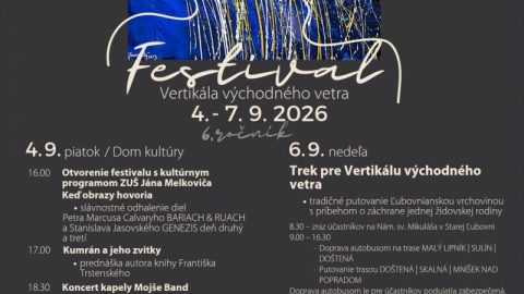 Vertikála východného vetra 04. - 07.09.2026