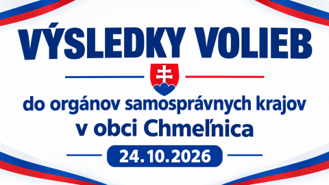 Výsledky volieb do orgánov samosprávnych krajov v obci Chmeľnica 24.10.2026