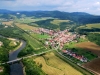 Letecké zábery obce Chmeľnica - leto 2012