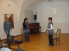 Marta Krafčíková v Koncertnej sále Galérie umelcov Spiša