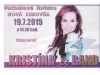 Pozvánka na koncert Kristíny do Novej Ľubovne