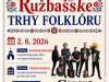 Pozvánka - Ružbašské trhy folklóru - dňa 02.08.2026