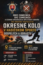 Okresné kolo v hasičskom športe dospelých a dorastu